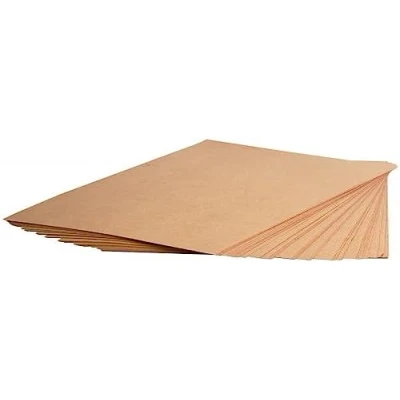 Abbildung von Clairefontaine 975003C Packung mit 25 Blatt Kraftpapier (120g, DIN A2, 42 x 59,4 cm, ideal für Kunstprojekte und zum Einpacken) braun