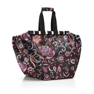 Abbildung von reisenthel easyshoppingbag Vielseitiger Shopper Im praktischen Design zum Zusammenrollen, Couleur:paisley black