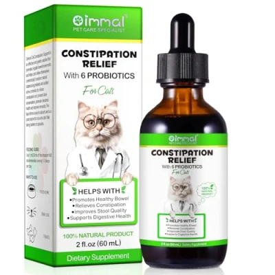Abbildung von Verstopfung Reltf Für Katzen, Fördert Einen Gesunden Darm, Sanfte Verstopfungslinderung Verbessert Die Qualität des Stuhls, Unterstützt Gesundheit Der Verdauung, 6 Probiotika 60 Ml