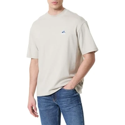 Abbildung von BOSS Numbers Tshirt print, Herren, Größe: Large, Light beige