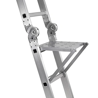 Abbildung von 𝐂𝐑𝐀𝐅𝐓𝐅𝐔𝐋𝐋 Aluminium Ablagefläche für CF 104A 𝟑 𝐉𝐀𝐇𝐑𝐄 𝐆𝐀𝐑𝐀𝐍𝐓𝐈𝐄 1 12/16/20 Sprossen 353/450/576 cm Länge Leiter Gelenkleiter Leitergerüst (Ablagefläche)