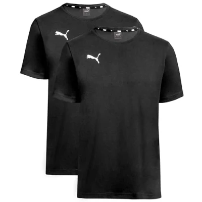 Abbildung von PUMA T Shirt 2er Pack Doppelpack Black Gr. M