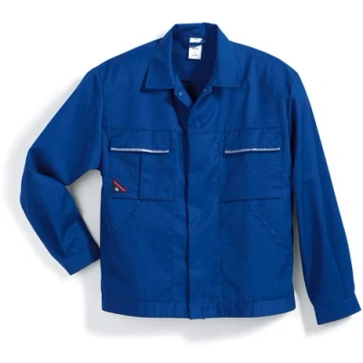 Abbildung von BP 1602 559 13 44/46l Arbeitsjacke, Verdecktes Druckknopfband und Taschen, 245,00 g/m² Stoffmischung, Königsblau,