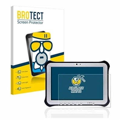 Abbildung von BROTECT Entspiegelungs Schutzglas für Panasonic Toughpad FZ G1 Schutz Folie Panzerfolie Glas Matt [Extrem Kratzfest 9H, Anti Reflex]