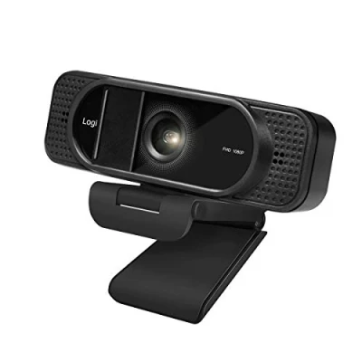 Abbildung von LogiLink UA0381 Konferenz HD USB Webcam, 96 Weitwinkelobjektiv, Dual Mikrofon mit Rauschunterdrückung, Fixfokus, Korrektur bei schwachem Licht, für Videokonferenzen &amp; Live Streaming