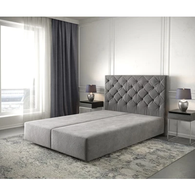 Abbildung von Boxspringgestell Dream Great 160x200 cm Mikrofaser Taupe