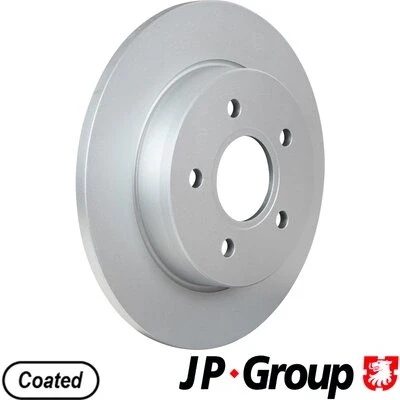 Abbildung von JP GROUP 1563201700 Bremsscheibe Hinterachse 265 11 5 voll beschichtet FORD: Focus 2 Schrägheck, Kombi, C Max