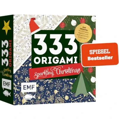 Abbildung von 333 Origami Sparkling Christmas: Das Original Mit edlen Papieren und weihnachtlichen Anleitungen