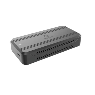 Abbildung von Akasa USB4 40Gbps to M.2 PCIe NVMe SSD Aluminium Enclosure with PWM Fan, Support UASP&amp;Size in 2242/2260/2280 SSD, Compatible Thunderbolt 3&amp;USB4/3.2 for Hyper Fast Data Transfer,AK ENU4M2 01