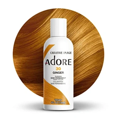 Abbildung von Adore Glänzende semi permanente Haarfarbe, 30 Ingwer