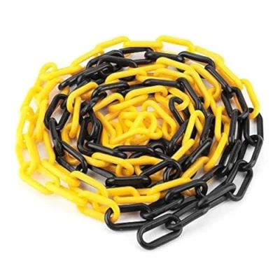 Abbildung von SNS SAFETY LTD Kunststoffkette Absperrung 6 mm (Gelb Schwarze, 25 Meter)