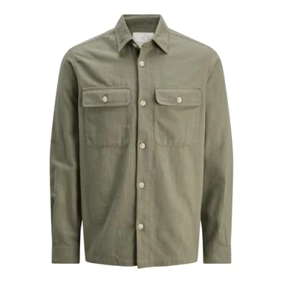 Abbildung von Jack &amp; Jones Premium Spring Solid Rccraymond Hemd, Herren, Größe: Large, Tea leaf