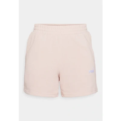 Abbildung von Puma ESS Small No. 1 Logo 5&#039;&#039;Hochgeschnittene Shorts Damen Mit Plain Rose Quartz Größe: XS