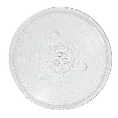 Abbildung von Ersatz Mikrowellen Drehteller Ø 315 mm, für Glas Mikrowellenplatte, universelles. Mikrowellenzubehör. Mit 3 Punkt Verankerung. Recamania.