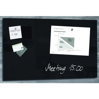 Abbildung von SIGEL Glas Magnettafel artverum® 100,0 x 65,0 cm schwarz