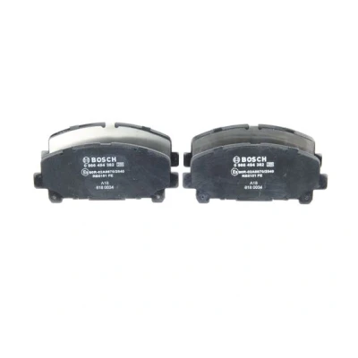 Abbildung von BOSCH 0 986 494 382 Bremsbelagsatz Low Metallic mit integriertem Verschleißwarnkontakt, akustischer Verschleißwarnung Anti Quietsch Blech