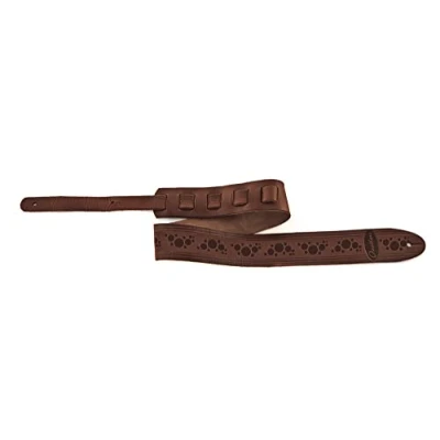 Abbildung von Ovation Gitarrengurt Premium Leder, Signature &quot;Multi Soundhole&quot;, Chocolate