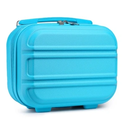 Abbildung von Kono Kosmetikkoffer Schminkkoffer Box Organizer Beauty Case, blau, 30,5 cm,