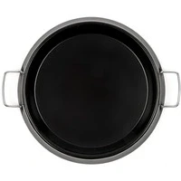 Abbildung von G3 Ferrari G10184 Antihaft Pfanne für Pizzaofen G10177 Delizia Anniversary, Metallgriffe mit Verbrühungsschutzbeschichtung, optionales Zubehör, verwendbar als Paellerie, schwarz
