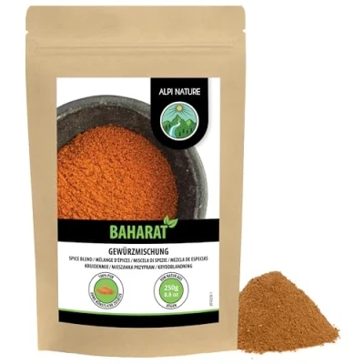 Abbildung von Baharat Gewürzmischung (250g), Gewürz, Arabische 100% natürlich, Gewürzzubereitung Baharat, ohne künstliche Zusätze