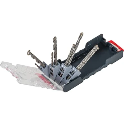 Abbildung von kwb 109145 Hartmetall Steinspiralbohrer Set 8 teilig 3,0 mm, 10,0 4,0 9,0 5,0 8,0 6,0 7,0 mm 1 Satz