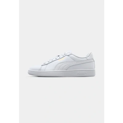 Abbildung von Puma Smash 3.0 Unisex Sneaker low, Größe: 48, White/gold Leder und lederimitat