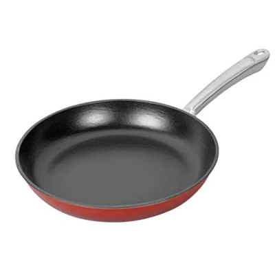 Abbildung von Küchenprofi 04 0300 14 28 Bratpfanne, Gusseisen, rot, x 10 cm