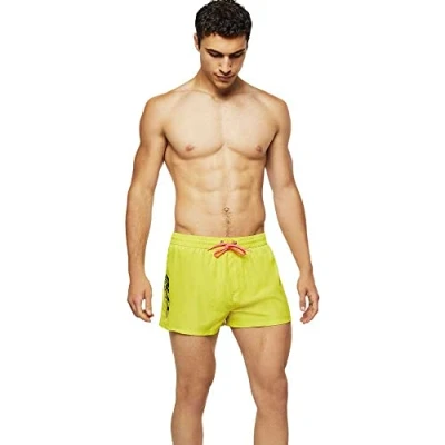Abbildung von Diesel Herren Sandy 2.017 Swim Trunk Boxer Short Badehose, Schwefelfeder, X Large