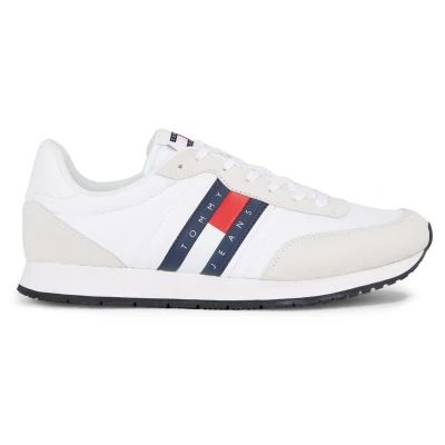 Abbildung von Tommy Jeans Runner Casual Sneaker low, Herren, Größe: 40, White Schuhe