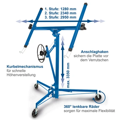Abbildung von Scheppach Plattenheber &quot;&quot;TBL400&quot;&quot;