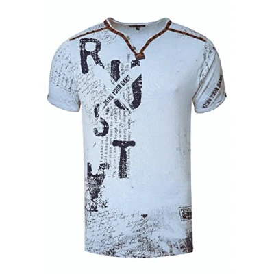 Abbildung von Rusty Neal Tshirt print, Größe: 3XL, Blau