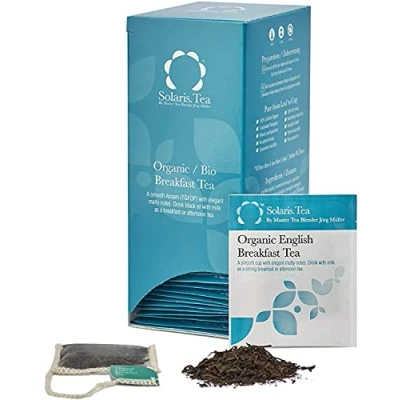 Abbildung von Solaris Tea Bio English Breakfast, 40 Seidenteebeutel, 1er Pack (1 x 80 g)