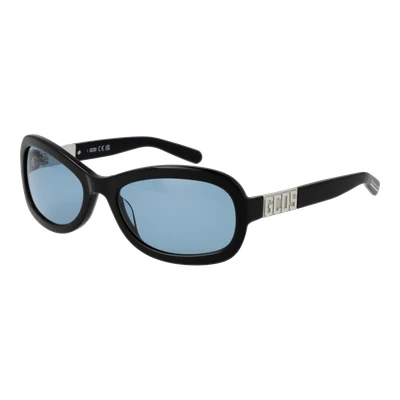 Abbildung von GCDS Unisex GD0038 01V Gläser SONNENBRILLEN Acetat Schwarz Blau Rund Normal