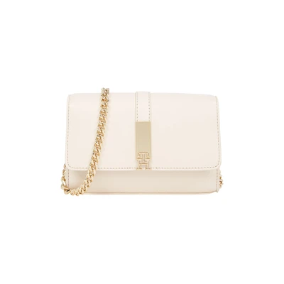 Abbildung von Tommy Hilfiger Heritage MINI Chain Umhängetasche, Damen, Größe: One Size, Beige