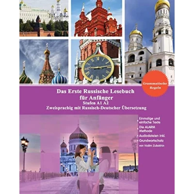 Abbildung von Das Erste Russische Lesebuch für Anfänger: Stufen A1 A2 Zweisprachig mit Russisch deutscher Übersetzung Audiodateien inklusive (Gestufte Lesebücher, Band 1)