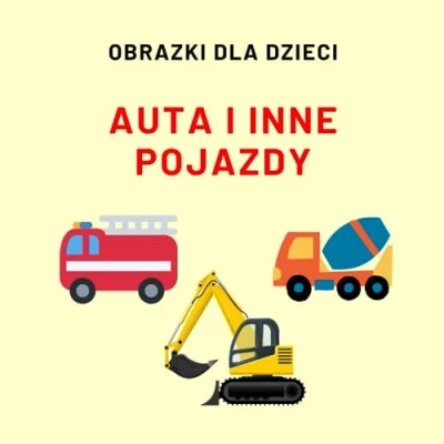 Abbildung von Książka dla dzieci „Samochody i inne pojazdy: Obrazki pojazdy
