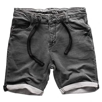 Abbildung von SUBLEVEL Shorts Sweat Jeans Kurze Hose Bermuda Sweatpants