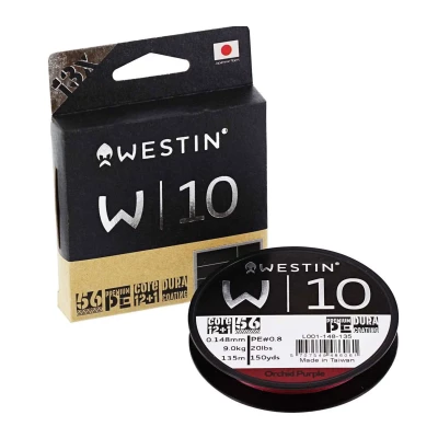 Abbildung von Westin W10 13 Braid Orchid Purple Gevlochten Lijn 135m 0,10mm 6,1kg Geflochtene Schnur