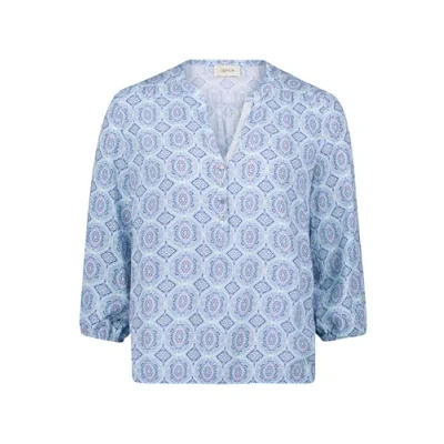 Abbildung von Cartoon Bluse, Damen, Größe: 44, Blue rosé