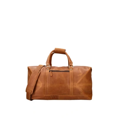 Abbildung von Gusti Reisetasche Leder Herren &amp; Damen I Ruben Echtleder Weekender braun 36L Vintage Tasche mit Perfekter Größe für Kurztrips