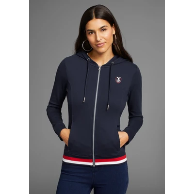 Abbildung von DELMAO Sweatjacke, mit Kontraststreifen NEUE KOLLEKTION