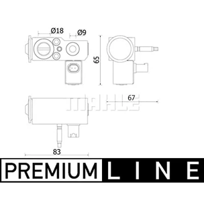 Abbildung von MAHLE ORIGINAL AVE 141 000P Expansionsventil