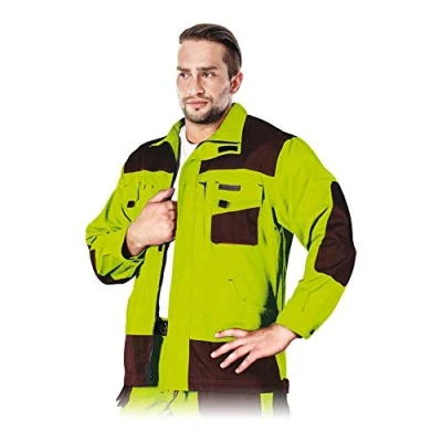 Abbildung von Leber &amp; Hollman Herren Schutzjacke LH FMN J, 65% Baumwolle, 35% Polyester, 270 g/m2, Hochkragen, Reißverschluss und Klettverschlüsse, verlängerte Rückenpartie, Lüftung