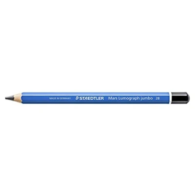 Abbildung von 6 x Staedtler Bleistift Mars LumographJumbo 2B blau