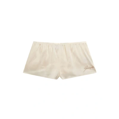 Abbildung von Juicy Couture Damen Relaxed Shorts Pyjama Unterteil Hose Schlafhose Schlafanzughose aus Satin versch. Farben Pyjamaunterteil, Sugar Swizzle, S