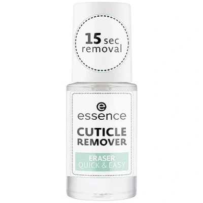 Abbildung von essence CUTICLE REMOVER ERASER QUICK &amp; EASY, Nail Care, Nagelpflege, transparent, ohne Aceton, vegan, Mikroplastik Partikel frei (8ml)