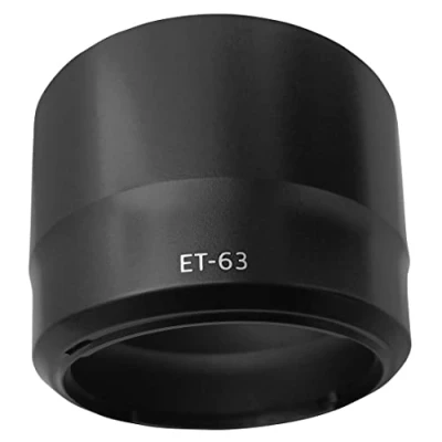Abbildung von ET 63 Gegenlichtblende für Canon EF S 55 250mm f/4 5.6 ist STM(Nicht oder II),HUIPUXIANG 58mm Streulichtblende Sonnenblende