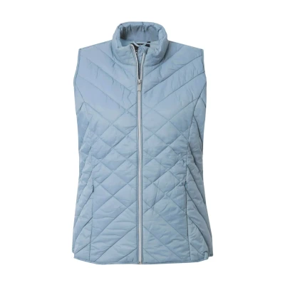 Abbildung von Ulla Popken Hyprar Water Repellent Weste, Damen, Größe: 42/44, Gray blue