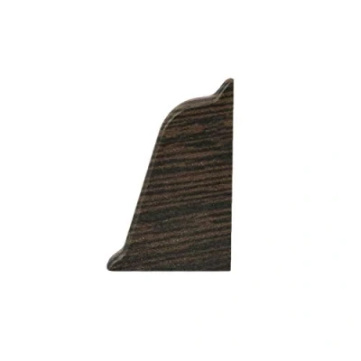 Abbildung von DQ PP 1x WINKELLEISTE ENDSTÜCK RECHTS Wenge 38 x 25mm PVC Küchenleiste Arbeitsplatte Abschlussleiste Leiste Küche Küchenabschlussleiste Wandabschlussleiste Tischplattenleisten