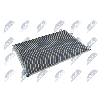 Abbildung von NTY CCS RE 013 Klimakondensator ohne Trockner Aluminium 625 R 134a RENAULT: CLIO 2